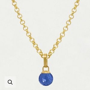 Dean Favidson Manhattan Gemstone Necklace Midnight Blue